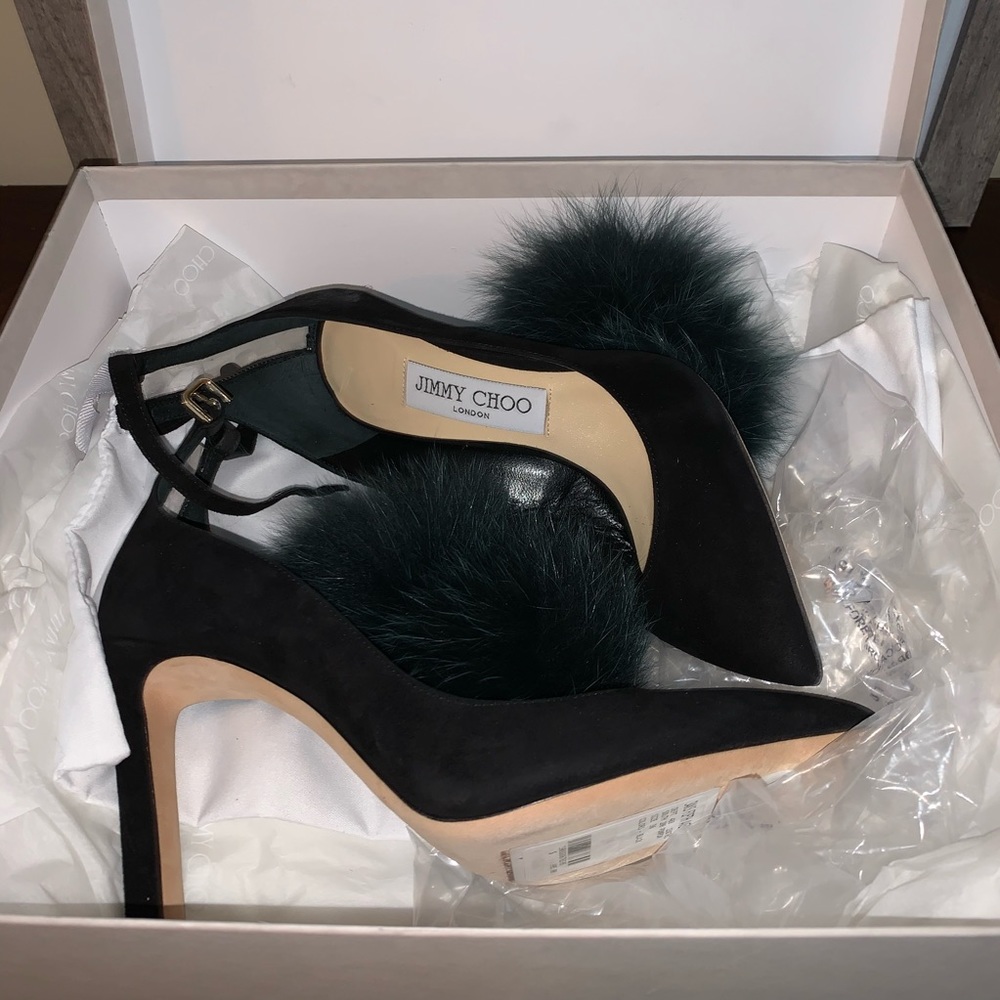 Jimmy Choo Brand New Beautiful Black Heels!